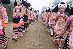 Long Horn Miao lunar New Year festival celebrations in Sugao ethnic village Long Horn Miao lunar New Year festival celebrations in Sugao ethnic village