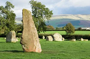 Long Meg, and part of the Druids Circle, Little Salkeld, Eden Valley, Cumbria Long Meg, and part of the Druids Circle, Little Salkeld, Eden Valley, Cumbria