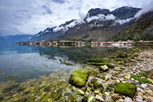 Low hanging cloud over the historic town of Kotor, UNESCO World Heritage Site, Montenegro Low hanging cloud over the historic town of Kotor, UNESCO World Heritage Site, Montenegro