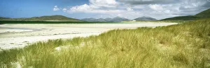 Low tide at Seilebost Beach, Isle of Harris. Outer Hebrides, Scotland, United Kingdom