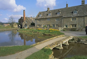 Lower Slaughter, The Cotswolds, Gloucestershire, England, UK, Europe Lower Slaughter, The Cotswolds, Gloucestershire, England, UK, Europe