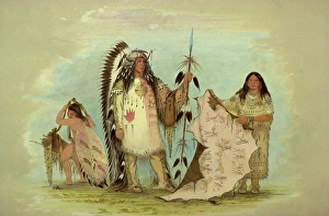 A Madan Indian Chief with his favourite wife, by G. Catun, Mellon National Gallery of Art A Madan Indian Chief with his favourite wife, by G. Catun, Mellon National Gallery of Art