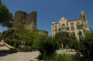 Images Dated 28th May 2010: Maiden Tower in the center of the Old City of Baku, UNESCO World Heritage Site
