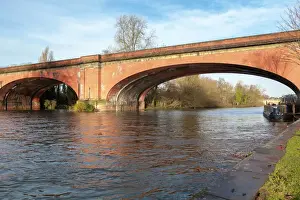 Isambard Kingdom Brunel Prints: WorldInPrint: Maidenhead Railway Bridge, Sounding Arch Print