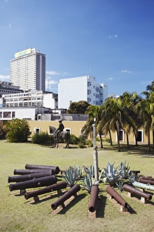 Maputo Fort with downtown skyscrapers in background, Maputo, Mozambique, Africa Maputo Fort with downtown skyscrapers in background, Maputo, Mozambique, Africa