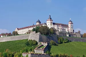 Baroque Style Gallery: Marienberg Fortress, Wurzburg, Franconia, Bavaria, Germany, Europe
