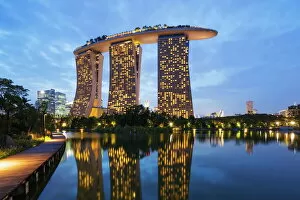 Singapore Gallery: Marina Bay Sands Hotel, Singapore, Southeast Asia, Asia