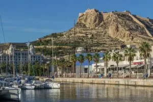 Castles Gallery: Marina and Castle, Alicante, Spain, Mediterranean, Europe