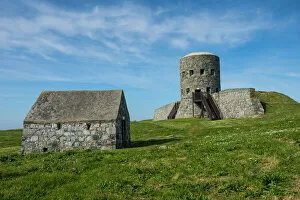 Images Dated 9th April 2015: Matello defence tower, Guernsey, Channel Islands, United Kingdom, Europe