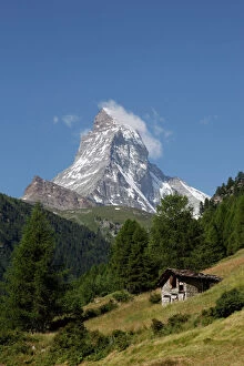 Natural Landmark Collection: The Matterhorn near Zermatt, Valais, Swiss Alps, Switzerland, Europe