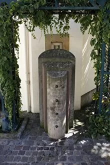 Memorial stone for the Schengen Convention, Schengen, Mosel Valley, Luxembourg, Europe