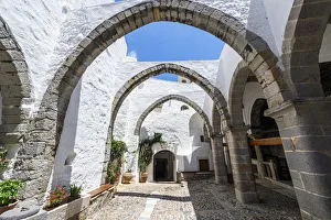 Monastery of Saint John the Theologian, UNESCO World Heritage Site, Chora, Patmos Monastery of Saint John the Theologian, UNESCO World Heritage Site, Chora, Patmos