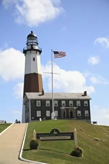 Lighthouses Collection: Montauk Point Lighthouse, Montauk, Long Island, New York, United States of America