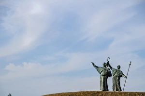Monte do Gozo (Mount Joy), Santiago de Compostela, A Coruna, Galicia, Spain, Europe Monte do Gozo (Mount Joy), Santiago de Compostela, A Coruna, Galicia, Spain, Europe