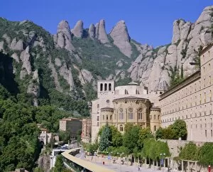 Wall Street Gallery: Montserrat Monastery founded in 1025