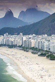 Morro dos Dois Irmaos and Pedra da Gavea, Ipanema Beach, Rio de Janeiro, Brazil Morro dos Dois Irmaos and Pedra da Gavea, Ipanema Beach, Rio de Janeiro, Brazil