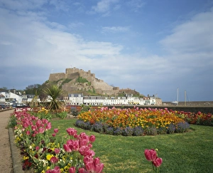 Mount Orgueil Castle, Gorey, St. Martin, Jersey, Channel Islands, United Kingdom, Europe Mount Orgueil Castle, Gorey, St. Martin, Jersey, Channel Islands, United Kingdom, Europe