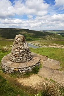 Images Dated 19th June 2013: Muker Parish 2000 Stone Seat above Thwaite in Swaledale Yorkshire Dales, Yorkshire, England