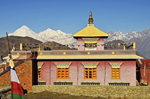Muktinath and Dhaulagiri Himal, Muktinath Valley, Annapurna Conservation Area Muktinath and Dhaulagiri Himal, Muktinath Valley, Annapurna Conservation Area
