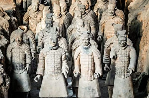Antiquities Gallery: Museum of the Terracotta Warriors, Mausoleum of the first Qin Emperor, Xian, Shaanxi Province