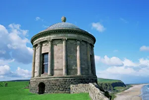 County Londonderry Prints: Mussenden Temple Print, Northern Ireland Landscape
