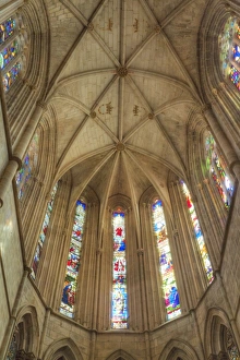 Nave, The Dominican Abbey of Santa Maria da Vitoria, UNESCO World Heritage Site, Batalha Nave, The Dominican Abbey of Santa Maria da Vitoria, UNESCO World Heritage Site, Batalha