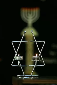 Images Dated 14th June 2006: Nerot chel Shabbat, the Shabbat candles, Paris, France, Europe