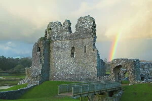 Rainbow Collection: Ogmore Castle, Bridgend, Wales, U. K