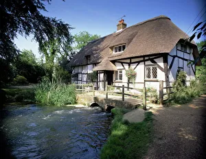 Prints of Old Alresford, Hampshire, England, United Kingdom, Europe Hampshire Prints: Old Alresford Village Print
