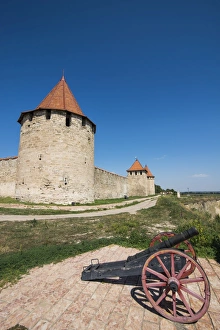 Old cannon in front of the Bender fortress in Bender, Republic of Transnistria, Moldova Old cannon in front of the Bender fortress in Bender, Republic of Transnistria, Moldova