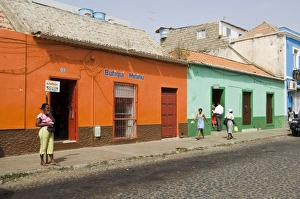 The old city of Praia on the Plateau, Praia, Santiago, Cape Verde Islands, Africa The old city of Praia on the Plateau, Praia, Santiago, Cape Verde Islands, Africa