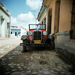 Sadness Gallery: Old Ford car, Trinidad, Cuba, West Indies, Central America