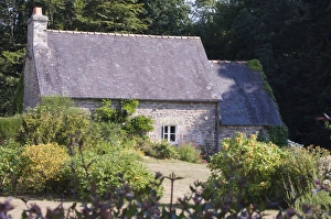 Old stone farm building near Quimper, Southern Finistere, Brittany, France, Europe Old stone farm building near Quimper, Southern Finistere, Brittany, France, Europe
