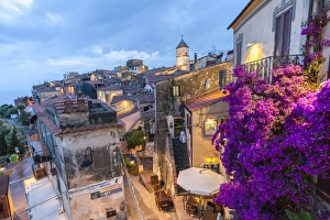 Old town at dusk, Capoliveri, Elba Island, Livorno Province, Tuscany, Italy, Europe Old town at dusk, Capoliveri, Elba Island, Livorno Province, Tuscany, Italy, Europe