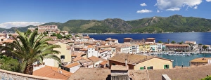 Old town, Fort Stella Fortress and harbour, Portoferraio, Island of Elba, Livorno Province Old town, Fort Stella Fortress and harbour, Portoferraio, Island of Elba, Livorno Province