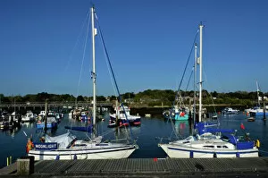 Boats Gallery: Old Town Quay, Lymington, Hampshire, England, United Kingdom, Europe