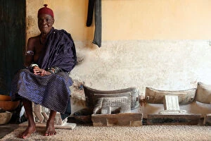 Related Images Gallery: Old Voodoo priestess in her convent, Togoville, Togo, West Africa, Africa