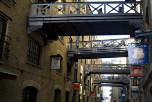 Conversion Gallery: Old warehouse area now converted into luxury flats and shops, Shad Thames