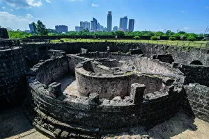 Images Dated 25th April 2011: Old watchtower Baluarte de San Diego, Intramuros, Manila, Luzon, Philippines, Southeast Asia, Asia