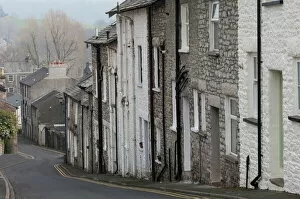 Images Dated 13th March 2014: Original cottages in Captain French Lane, old Kendal, South Lakeland, {Westmorland}, Cumbria