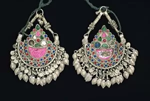 Related Images Gallery: Ornate silver pendants from tribal area