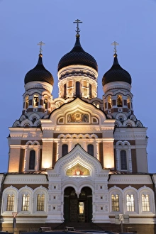 Orthodox Cathedral of Alexander Nevsky, Toompea (Castle Hill), Old Town, UNESCO World Heritage Site Orthodox Cathedral of Alexander Nevsky, Toompea (Castle Hill), Old Town, UNESCO World Heritage Site