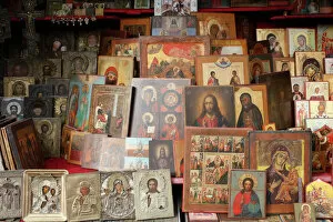 Images Dated 31st March 2012: Orthodox icons, St. Petersburg, Russia, Europe