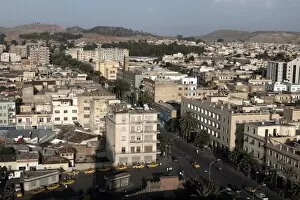 Asmara Collection: Overlooking the capital city of Asmara, Eritrea, Africa