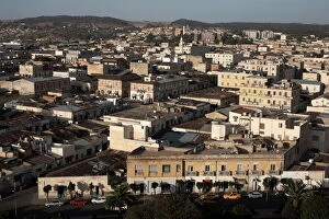 Asmara Collection: Overlooking the capital city of Asmara, Eritrea, Africa