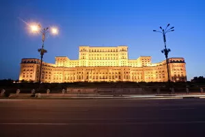 Parliaments Gallery: Palace of Parliament, former Ceausescu Palace, Bucharest, Romania, Europe