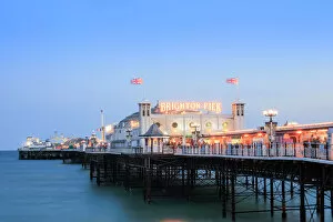Brighton Gallery: Palace Pier, (Brighton Pier), Brighton, Sussex, England, United Kingdom, Europe