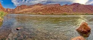 Panorama of the Colorado River just north of Lee's Ferry in the Glen Canyon Panorama of the Colorado River just north of Lee's Ferry in the Glen Canyon