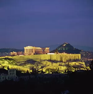 Athens Gallery: The Parthenon and the Acropolis at night