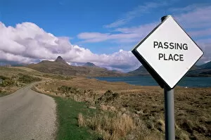 Wester Ross Gallery: Passing place sign